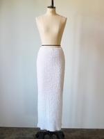 [BED&BREAKFAST]SHRINK Skirt/WHITE