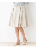 【SS-Lサイズあり】【WEB先行販売】グログランスカート/ライトベージュ(051)