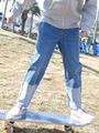 ストレッチデニムパンツ