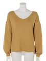 タックＳＬＶボリュームＫｎｉｔ　ＴＯＰ/YEL