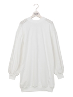 バックレースアップレースラインワンピ/ホワイト