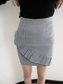 フリルポイントタイトスカート/MIX