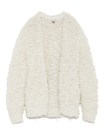 ミックスヤーンカーディガン/WHT