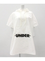 【UNDER ANAP】ロゴプリントナイロンワンピース/ホワイト(001)
