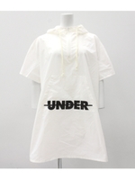 【UNDER ANAP】ロゴプリントナイロンワンピース/ホワイト(001)