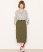 ベイカーペンシルスカート