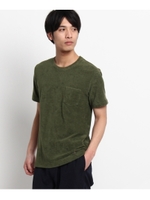 GUY ROVER パイルTシャツ/モスグリーン(124)