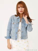 Lee×rienda DENIM JK/L/BLU