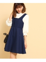 Supreme.La.La. ジャンスカ風フレアワンピース/オフホワイト(003)