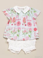 baby ピクトリアルフラワープリント チュニックセット/ピンク