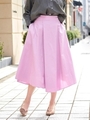 イレギュラーヘムタックフレアスカート/ラベンダー