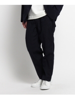 コットンシルク カジュアルパンツ/ブルー系(094)