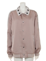 スタースカコーチジャケット/グレイッシュピンク