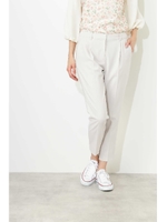 ツイルストレッチペグパンツ/ベージュ(040)