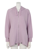 ミァオ・ボリュームZIP-UPパーカ/ラベンダー