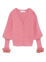 鈎針ニットカーディガン/PNK