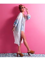 【anap mimpi】刺繍カーディガン/ホワイト(001)