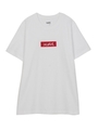 EMBROIDERED BOX LOGO S/S TEE/ホワイト