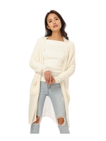 カノコニットカーディガン/WHITE