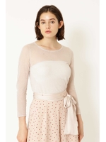 シンディシアーニット/SMOKY PINK(090)