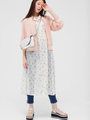 WEGO/シフォン開襟ガウンワンピース