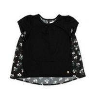 ガールズ フローラバックプリントトップ