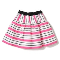 ボーダー×ストライプ切り替えスカート