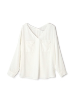 《BLANCHIC》ミリタリーブラウス/ホワイト(030)