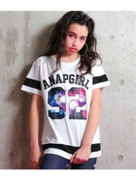 【ANAP GIRL】メッシュ切替Tシャツ/ホワイト(001)