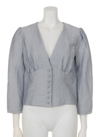 リネンコルセット釦ブラウス/パターン1