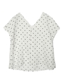 POLKA DOT BLOUSE/ホワイト