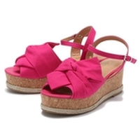 リボンコルクサンダル