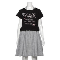 【30%OFF】Tシャツつきホルターノースリーブワンピース