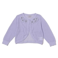 お花つきニットボレロ