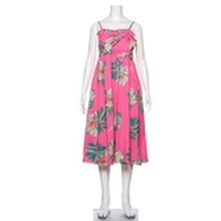 リボンつき花柄ワンピース