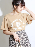 WEGO/アーチロゴプリントTシャツ