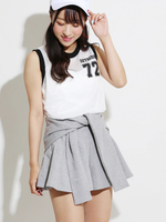 WEGO/スウェットスリーブスカパン