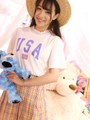 WEGO/USAプリントTシャツ