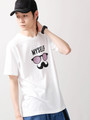 WEGO/マスタッシュモチーフプリントTシャツ