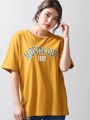 WEGO/カレッジロゴプリントTシャツ