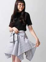 WEGO/スリーブイレヘムミニスカート
