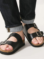 WEGO/フェイクレザーベルトサンダル