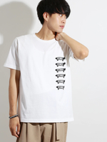 WEGO/VENUSリピートプリントロゴTシャツ