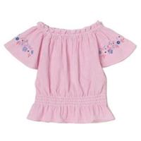 【30%OFF】ストライプ花柄チュニック