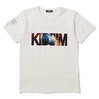 【50%OFF】【KIDDIM】宇宙ロゴプリントTシャツ