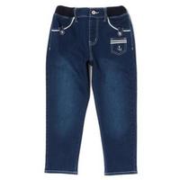 【50%OFF】【キッズサイズ向け】配色ブレードつきボーイフレンドデニムパンツ