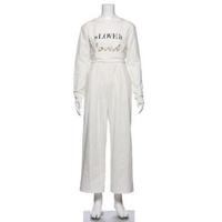 【50%OFF】サスペンダーつきハイウエストワイドパンツ