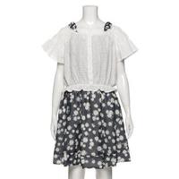 【50%OFF】シャーリングブラウス×花柄ワンピースセット