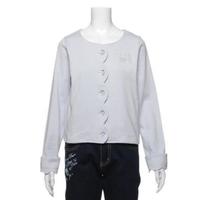 【50%OFF】スカラップカット刺しゅう入りカーディガン