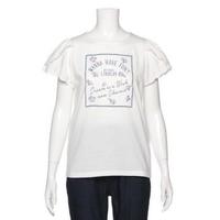 【50%OFF】チューリップスリーブ花柄Tシャツ